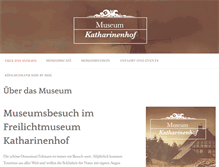 Tablet Screenshot of museum-katharinenhof.de